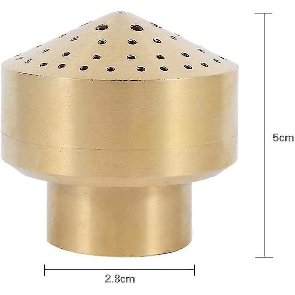 Messinkinen suihkulähde, sprinklerisuutin puutarhaan, lammikkoon, huvipuistoon, museoon, kirjastoon (3/4)
