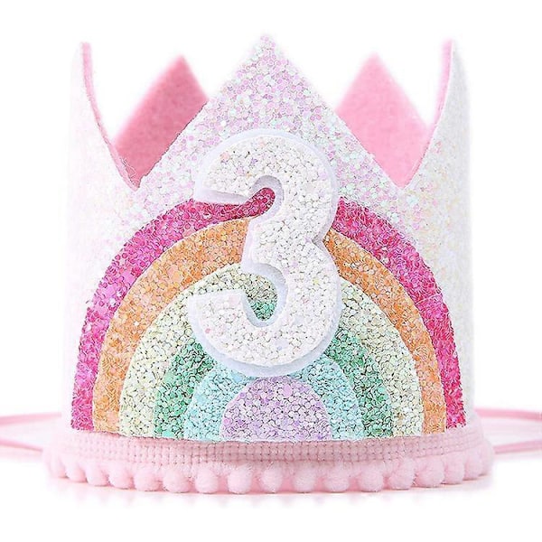 Glitter Bursdagskrone Er Det Perfekte Tilbehøret For Bursdag ZD B2U