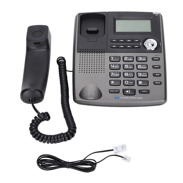 Telefon med ledning og høyttalertelefon Ekstra stor vippebar display Kablet telefon for hjem hotell kontor