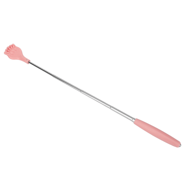 Self Back Scratcher Joustava monitoiminen vartalohierontalaite Kissan kynsityylinen söpö raapimistyökalu vaaleanpunainen