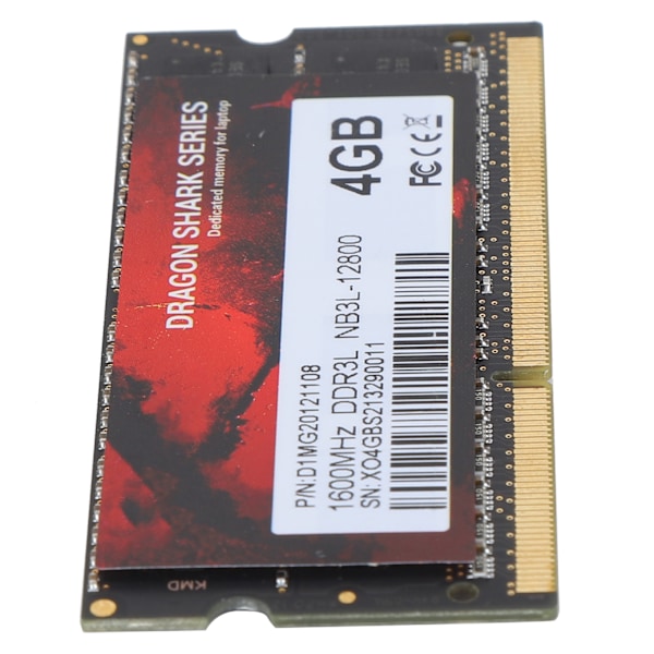 DDR3L RAM Slim Aluminium Høy Ytelse DDR3L-1600MHz NB3L-12800 Bærbar Minne 4GB