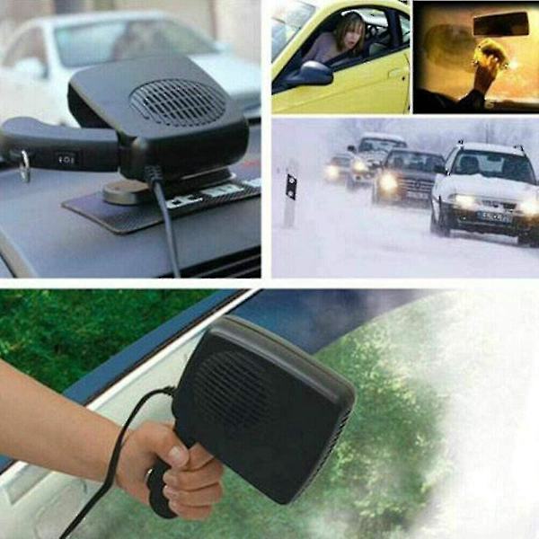 Kannettava autonlämmitin - 12V 200W, hiljainen, sulattaa tuulilasin, lämmittimen sulatus