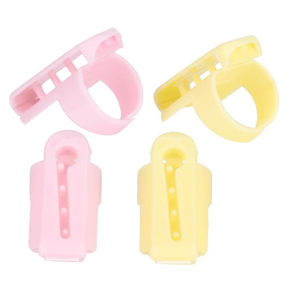 4 st stickfingerborg fingerguide splitter för DIY roliga tröja ull sömnadstillbehör