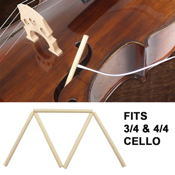 5 st granträ 18 cm ljudstolpe för 3/4 4/4 cello stränginstrument tillbehör