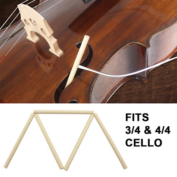 5 st granträ 18 cm ljudstolpe för 3/4 4/4 cello stränginstrument tillbehör