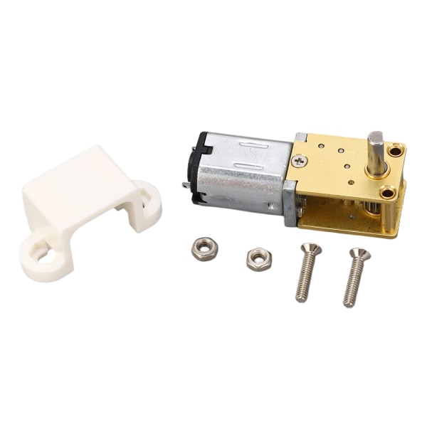 Turbormaskgeared motor mikro børstet DC12V mini reduksjon 1 aksel med fast sete 381RPM 1: 42