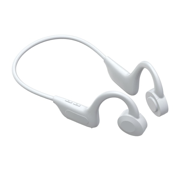 Valkoiset vedenpitävät Bone Conduction -langattomat bluetooth