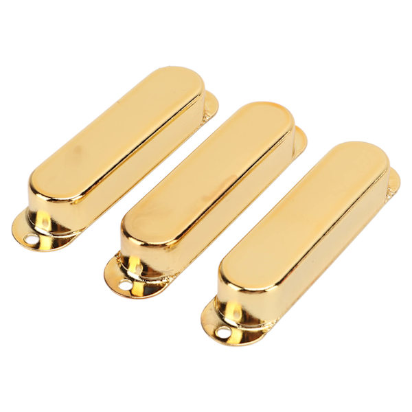 3 st Elgitarr Single Coil Pickup Skydd Koppar Instrument Tillbehör Set Kit Guld