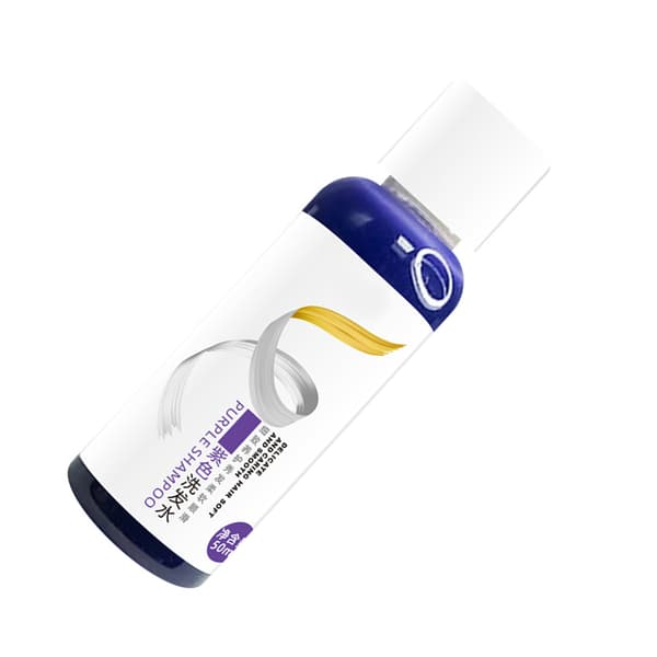 Hårshampoo Neutraliserer Gul Farve Bevarer Lysnende Lilla Hårshampoo 50ml
