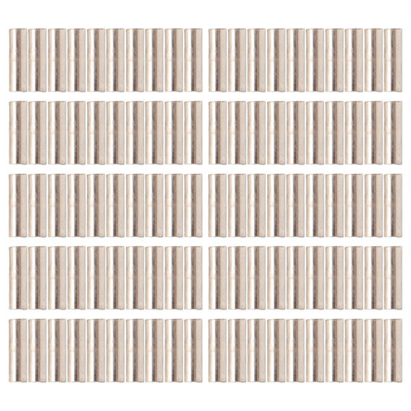 100 stk Single Barrel Crimp Sleeves Kit Korrosionsbestandig God fiksering Fiskeline rørforbindelser til fiskeri 2.6