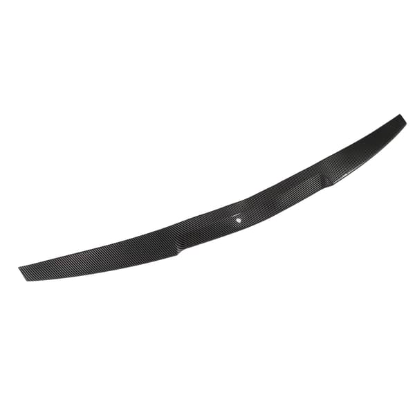 Kolfiberstil Gummi Bakre Bagagelucka Spoiler Läpp Vinge Universal Bilmodifiering 121cmx7.5cm