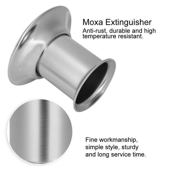 Moxibustion slukkerulleholder i rustfrit stål Moxa pind slukker 03#