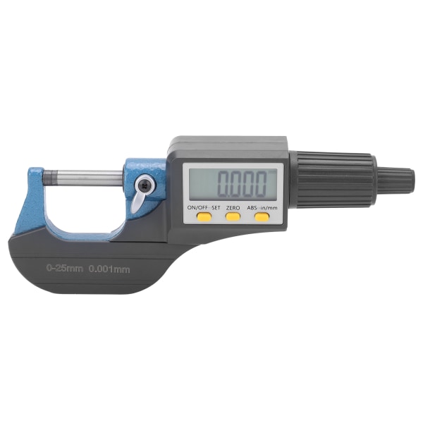 Digital mikrometer LCD-display med finjusterings spärrväggstjocklek mätverktyg