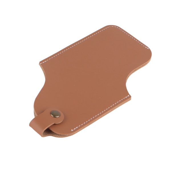 Retro PU læder telefonhylster Professionelt stilfuldt beskyttende mobiltelefon bæltepose hylstercover til bælte brun L