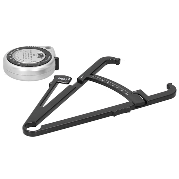 Body Fat Caliper BMI-måttband Skinfold Calipers Body Fat Mätband Set