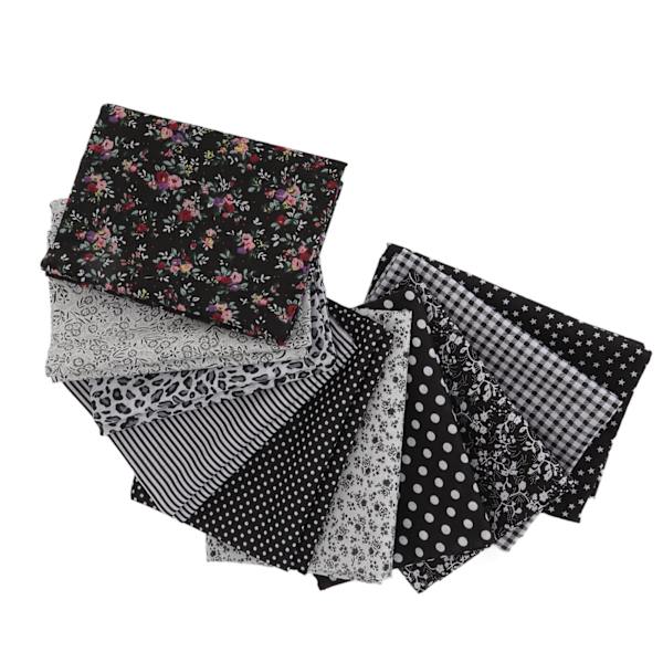 Håndværk Stof Blødt Forhindre Pilling Trykning Skærbar Bomuld DIY Syning Stof Klud til Quilting Scrapbooking 10 Farver