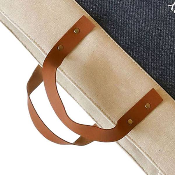 Vasketøjskurv Indkøbspose Jute Stor Kapacitet Beskidt Tøj Opbevaringskurv Spand til Hjem Mørk Denim