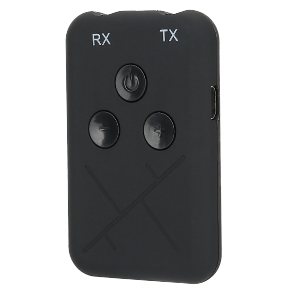 Trådløs lydmottaker-sender 2-i-1 3,5 mm Free-Drive bilsystem svart for Bluetooth 4.2