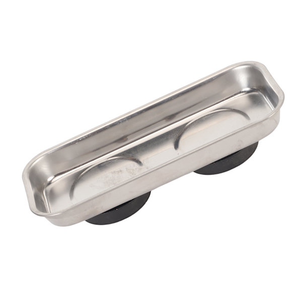 Magnetisk stiftskål i rustfritt stål, sterk magnet, bærbar stabil magnetisk nåleholder for å sy håndarbeid rektangulært (5,1 x 2,6 x 1,2 tommer)