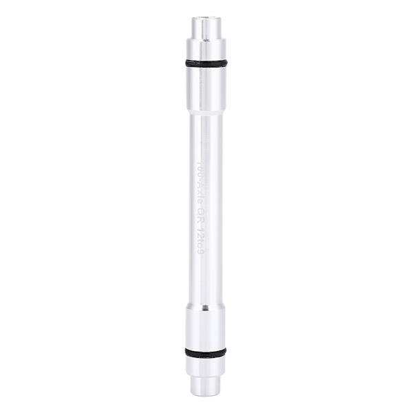 Cykel Thru Axle Hub Adapter 12mm til 9mm Hurtigudløserspyd Sølv