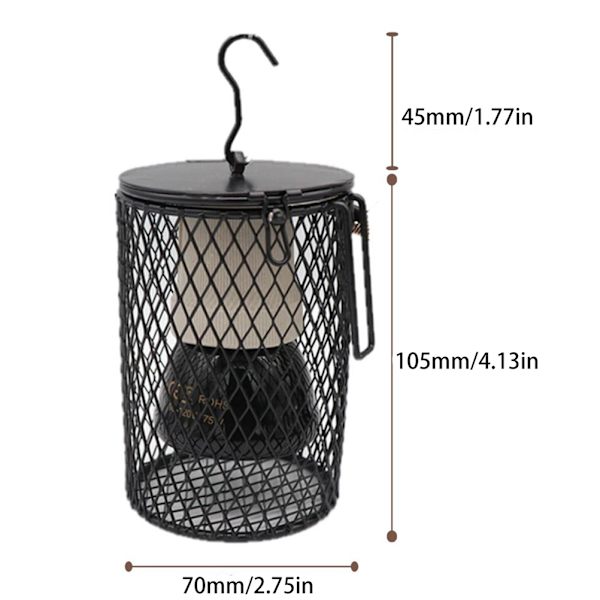 Värmelampa 50W Infraröd Keramisk Lampskärm Värmelampa för Sköldpaddor Papegojor Ödlor Fågel Vintervärmare Tillbehör