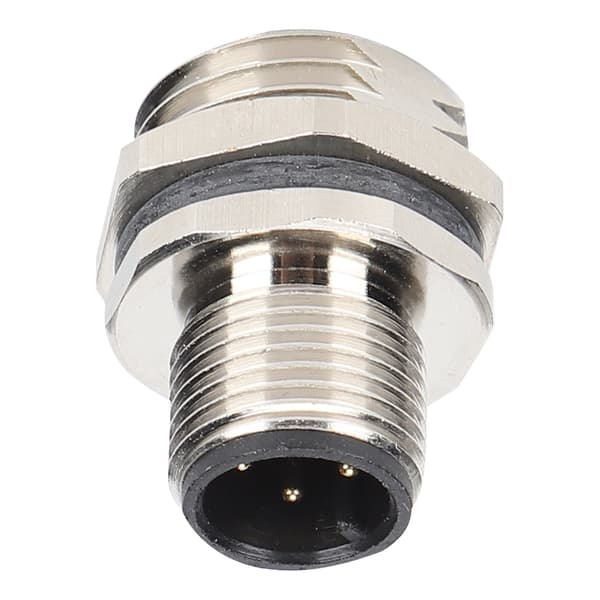 M12BP4 M16 Gjengemontert Panelkontakt M12 IP67 Vanntett Kobling 4-pins Pluggadapter