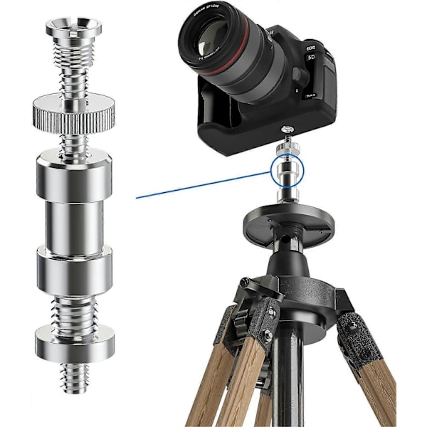 Adapteriruuvit, 22 ruuvia 1/4\" - 1/4\", 3/8\" - 1/4\" jalustan kierre ruuvi jalustan muunnin jalustan salama