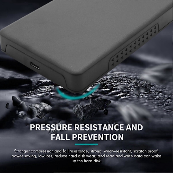 2,5-tommers harddisk USB3.1 datamaskin bærbar mobil SSD-kabinett