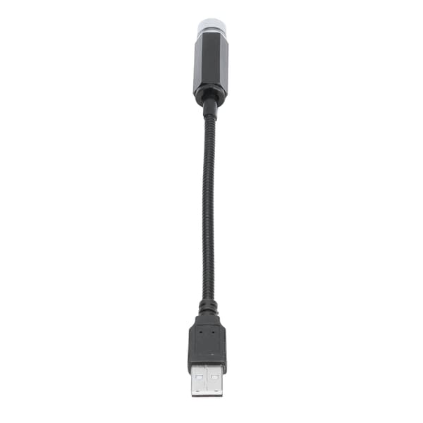 LED takstjernelys Bærbart romantisk bilhimmellys USB-lading for innendørs utendørs lilla blå