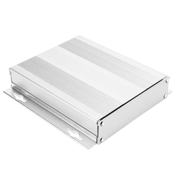 Aluminiumslegering Projektkabinet Elektronisk Strømkredsløbskort Dekoder Skal 27x131x130mm