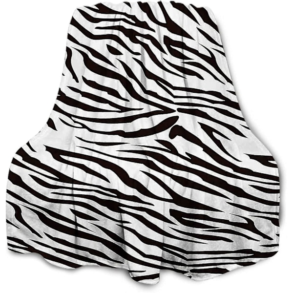 Flanellfilt Supermjuk Sofffilt Golvfilt, Lämplig för Soffhörn & Vardagsrum - Zebra 150*200cm