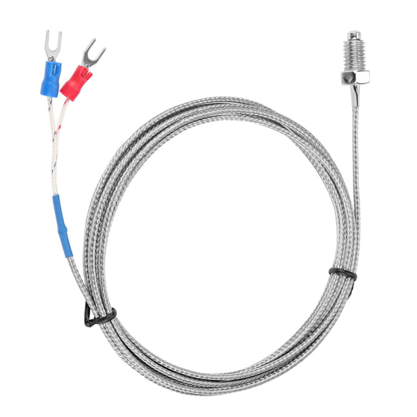 M8 Skruvgänga Typ K Termoelement temperatursensortråd 0-400 ℃ (2 m)