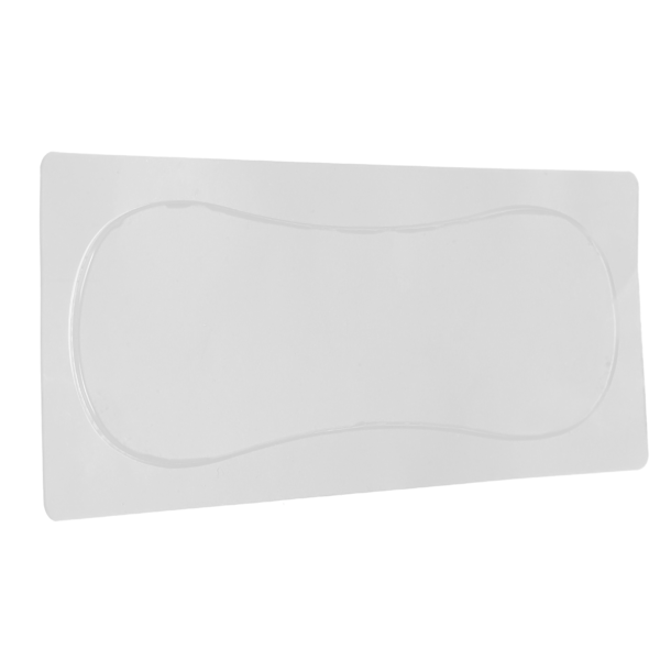 Genomskinlig Neck Wrinkle Smoothing Pad Återanvändbar Silikon Anti Wrinkle Neck Patch
