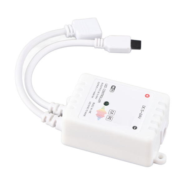 LED Strip Light Controller IR 24 Key Wifi Bluetooth DC5V‑24V Smart Voice Control til Tuya Family KTV3 Way