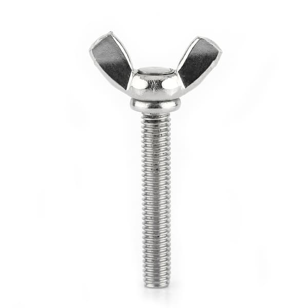 5 stk. pose 304 rustfritt stål vingesommerfuglskruer bolter vingebolt maskinfeste (M5 * 40mm)