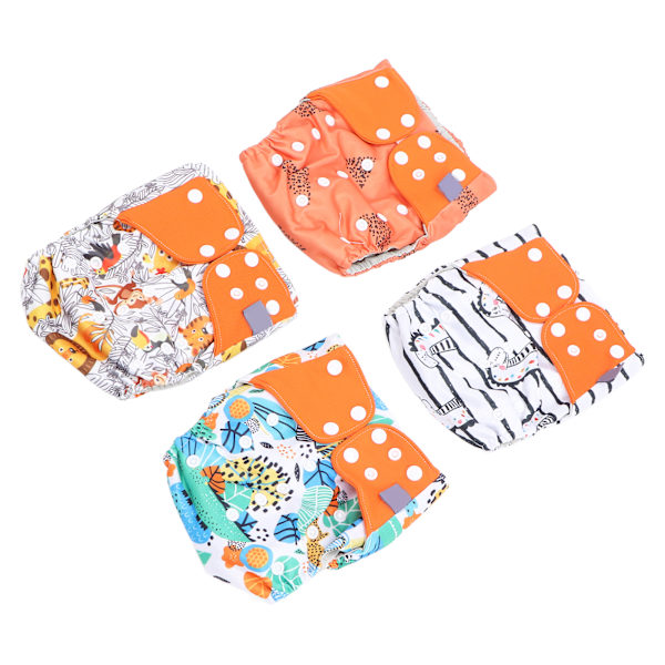 4-pack tvättbara babyblöjor andningsbar mesh baby tygblöja för pojkar och flickorES061-SD01