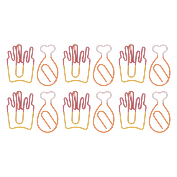 100 st Kids Gems Söta Chips Drumstick Elektropläterad Metall Multi Purpose Cool Gem för Dokument Papper