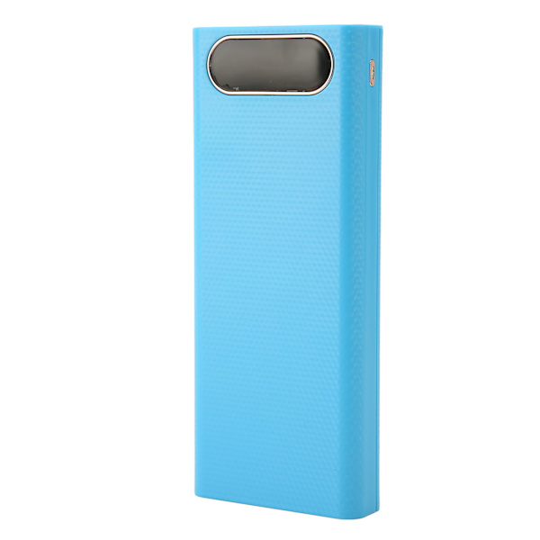 8x21700 batterilåda svetsfri power DIY batteriladdare case med LCD-skärm blå