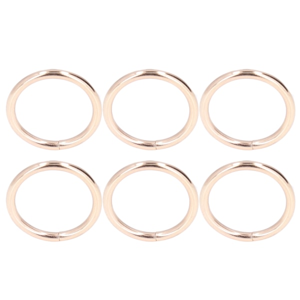 20 stk. metalringe 4x32mm jern robuste holdbare multifunktionelle udsøgte metal O-ringe guld