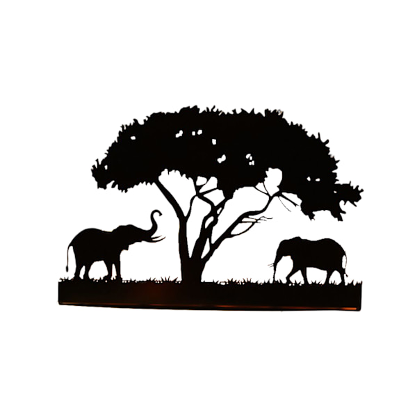 Ljusstake Elefant Look Hållbar Dekorativ Ljusstake Fäste för Hem