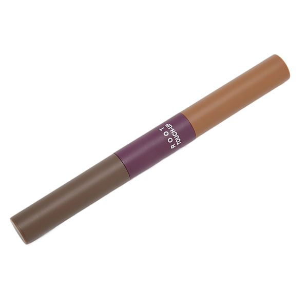 Hårlinjepulver Stick Root Concealer Engångs Dubbelsidig Grå Hårfärgpen Medium Mörkbrun 6g
