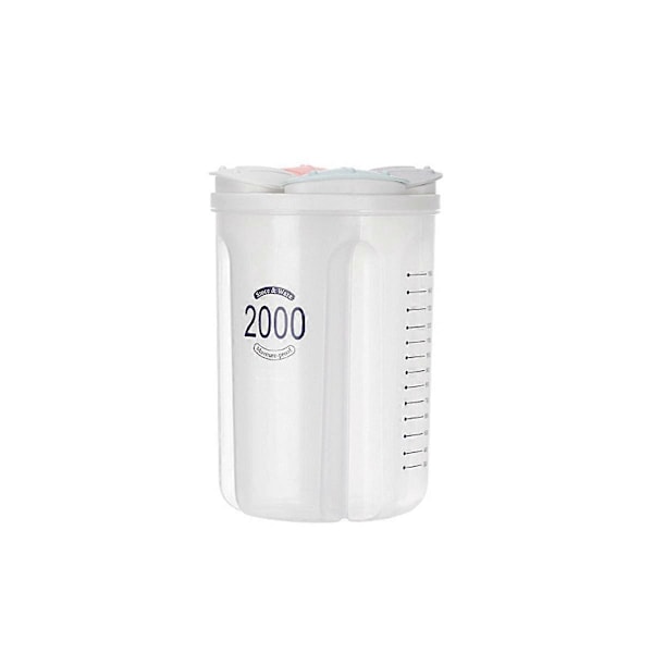 Viljasäiliön säilytyssäiliö Neljä katettua säilytyslaatikkoa 2000 ml