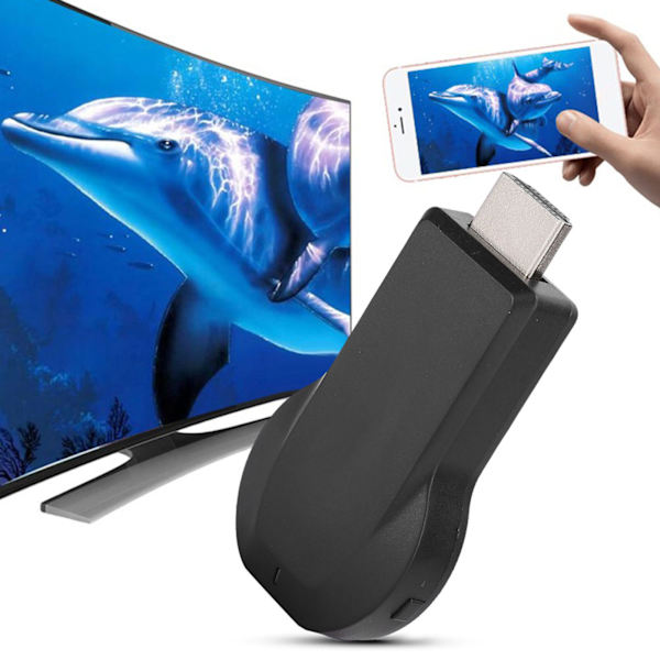 WiFi HDMI TV Langaton näyttövastaanotin Dongle-sovittimen tuki Airplay Miracast DLNA:lle