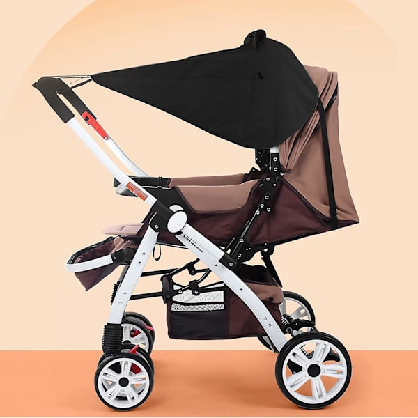Universal Baby Stroller Solskærm - UPF50+ Vandtæt og Vindtæt Kaleche med UV-beskyttelse