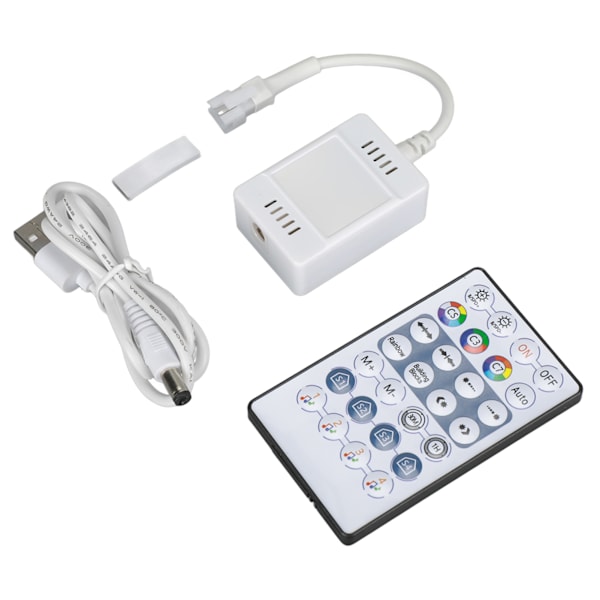 5V RGB lysstribe-controller WIFI APP fjernbetjening 3Pin med USB-kabel til hjem bar KTV