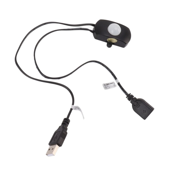 Bevegelsesaktivert sensor PIR-sensor USB smart bevegelsesdetektorbryter for LED-stripe lys DC 5V til 24V