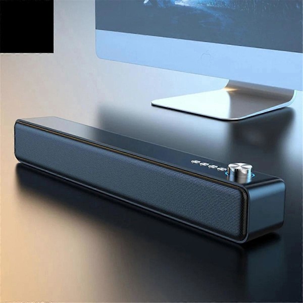 Bluetooth Subwoofer Soundbar TV Ljud Musik Trådlös Högtalare Vit