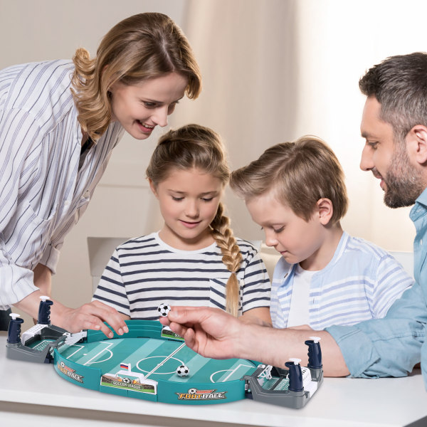 Green Soccer Pinball - Interaktivt bordsfotbollsspel med 6 bollar (M-storlek)