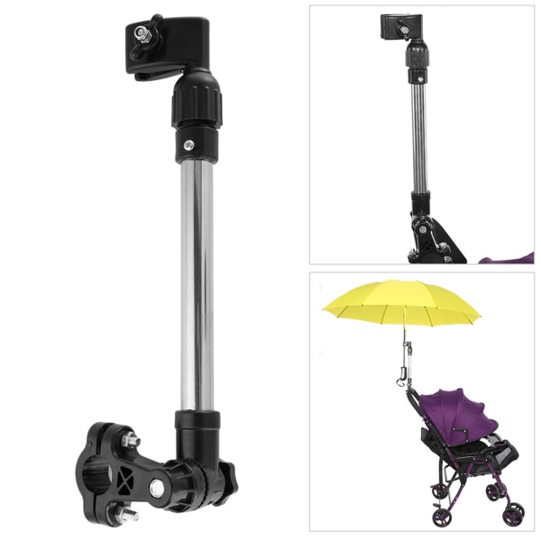 Baby i rostfritt stål MBC Paraplyställ Barnvagn Infällbar paraplyhållare