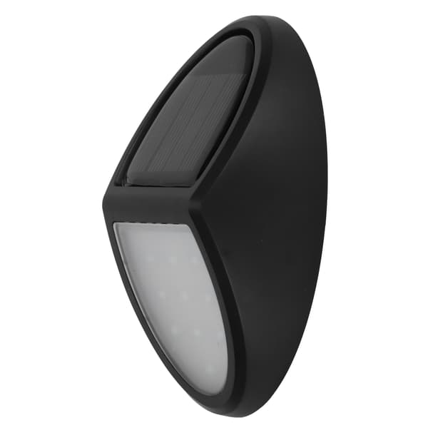 Solcellelys IP65 Vanntett Vegglampe for Hage Terrasse Balkong Dekor Hvit Lys